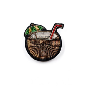 Copper Hand Embroidery High Quality Designer Patches for Clothing Brooches and <b>Jeans</b>-OEM Service & Customizable Size - Product Image 1