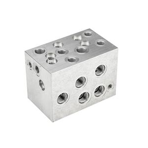 Ingenieurs hydrauliciens personnalisent des vannes hydrauliques en fonte ductile en aluminium coulé de 35 à 220 L, blocs de collecteurs hydrauliques - Product Image 3