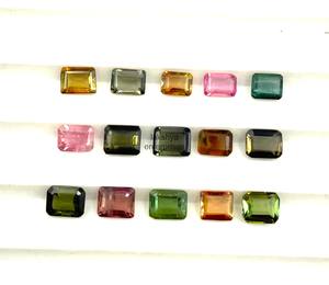 7x9mm Natural <b>Tourmaline</b> Octagon Cut Faceted Gemstones Beads For Jewelry Making Supplies Multi <b>Tourmaline</b> Stone Calibrated Sale - Product Image 5