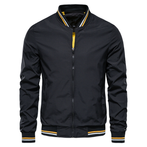 Men Jackets OEM Custom Logo Long Sleeves Bomber Jacket Men Baseball Jackets Available In All <b>Colour</b> - Product Image 3