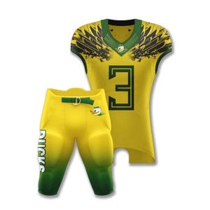 Uniforme de football américain pour enfants Ensemble respirant grande taille Maillots à sublimation pour les jeunes Vêtements de football américain élégants pour enfants - Product Image 6