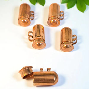 El último colgante de metal de cobre que se puede abrir de 20 mm Colgantes de chakra al por mayor para la venta Comprar collar de ágata de Amayra Crystals Exports - Product Image 1