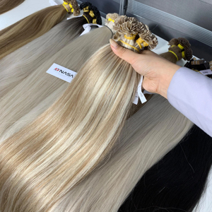 Prix de gros de fabrication pour extensions de cheveux humains vierges vietnamiens, couleur piano, pré-collées à la kératine - Product Image 1