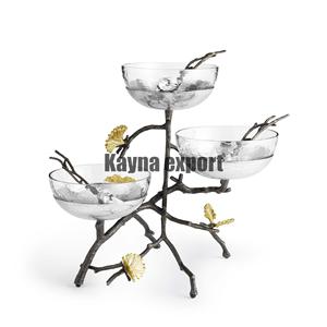 Handicraft Luxury Metal Bowl Our New Ramzan Collection <b>Nuts</b> and Dates Serving Bowl Table And Dinnerware Dry Fruits Serving Bowls - Product Image 4