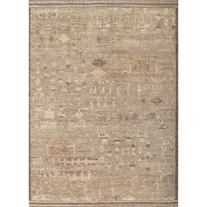 Alfombra de Lana Tejida a Mano Color Beige Marrón Manifest Re-1293 (Cs-01), Alfombra Abstracta para Sala de Estar, Rectangular, en Forma de Rompecabezas, para Pasillo - Product Image 1