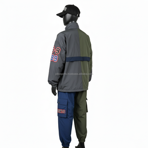 Conjunto Deportivo Cortavientos para Mujer, Tejido de Nailon y Poliéster Resistente GSM, Diseño Multipanel, Logotipo Personalizado Bordado, Cortavientos Talla Grande - Product Image 5