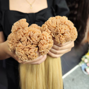 Extensiones de cabello virgen vietnamita de alta calidad superventas 2025 punta plana cutícula completa Super doble dibujado - Product Image 1