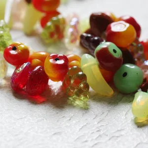 Latest Collection Random Selected Czech Mixed Fruit Tutti Frutti X Mix Color <b>Loose</b> Glass <b>Beads</b> for Jewelry Bracelet Making - Product Image 3