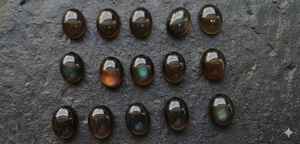 ลูกปัดหินมูดสโตนรูปไข่ เปลี่ยนสีได้ สำหรับผู้ชาย ผู้หญิง ทำเครื่องประดับ อัญมณ์ธรรมชาติ ราคาดีที่สุด ราคาสุดฮอต ขายส่ง - Product Image 3