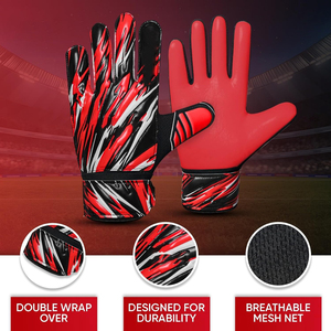 Guantes de Portero Profesionales de Alta Calidad, Dedos Completos, Impermeables, Correa de Muñeca Ajustable, Transpirables, Látex de 4 mm para Adultos y Niños - Product Image 2