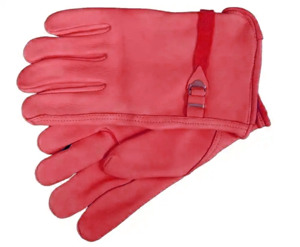 Guantes de seguridad de cuero de grano de cabra de larga duración Guantes industriales suaves y cómodos de alta resistencia para conducir Trabajo Protección de jardín - Product Image 5