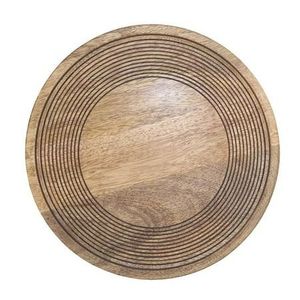 Bol en bois de noyer sculpté à la main avec bordure noire sculptée, centre de table décoratif, bol à fruits en bois artistique, décoration de table rustique moderne - Product Image 6