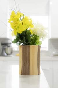 Soporte para utensilios de cocina de bambú, tamaño regular 6" x 5" o grande 7" x 6" (Surtido) - Product Image 4