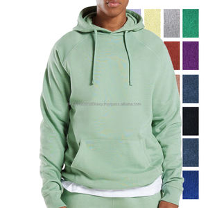 Sweats à capuche pour hommes personnalisés 100% coton Poches fonctionnelles Pull à capuche de haute qualité Sweat à capuche surdimensionné vierge Sweat à capuche lourd pour hommes - Product Image 1