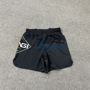 Short mma taille élastique, léger et lourd, tissu micro sergé extensible, short bjj de combat personnalisé fabriqué au Pakistan - Product Image 2