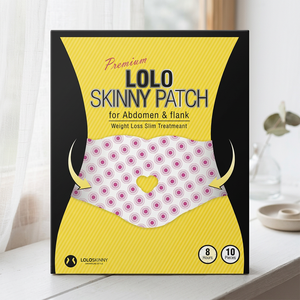 Patch Minceur Abdominal LoLoSKINNY Édition Noire – Patch Ventre Plat Brûle-Graisse Nuit – Patch Anti-Cellulite - Product Image 1
