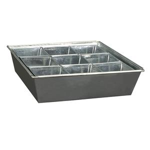 Plateau de semis en métal galvanisé décoratif, 24 plateaux en fer galvanisé, fabricant et grossiste - Product Image 4