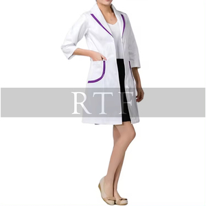 Uniformes de mode, designs personnalisés, blouses médicales pour femmes, uniformes d'infirmière à la mode, robe par Raw to Fine - Product Image 2