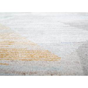 Alfombra Kavi Ivory de Lana y Seda de Bambú Anudada a Mano, Colección Afterglow, Patrón Abstracto, Forma Rectangular, para el Hogar o Pasillo, 10 mm, Eskm-12 - Product Image 3