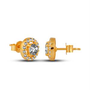 ต่างหูเงินแท้ 925 รูปหัวใจแห่งมหาสมุทร ประดับเพชรเม็ดหลัก - Product Image 3