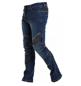 กางเกงยีนส์มอเตอร์ไซค์แบบใหม่ปี 2024 คุณภาพสูง กางเกงยีนส์สำหรับนักแข่งมอเตอร์ไซค์ กางเกงยีนส์ผู้ชายสำหรับนักแข่งมอเตอร์ไซค์ ผลิตตามสั่ง - Product Image 5