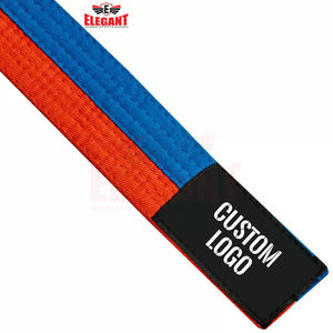 คาราเต้เข็มขัด100% ผ้าฝ้ายศิลปะการต่อสู้แบบคู่สำหรับผู้ชายสีที่แตกต่างกันทำจากประเทศปากีสถาน - Product Image 3