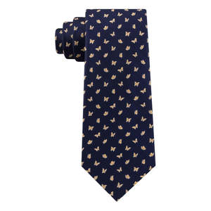 For Tommy for Hilfiger Men's Mini Butterfly Jacquard Silk Tie <b>Yellow</b> Regular Size-Casual <b>Wool</b> and Polyester Material Great for - Product Image 1