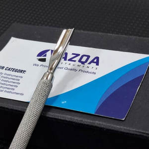 Pousse-cuticules professionnel en acier inoxydable à double extrémité, nettoyeur d'ongles, outil de manucure et pédicure pour salon et usage domestique - Product Image 3