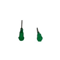 Nouvelles pointes de distribution de colle verte à aiguille émoussée de précision 1/2 pouce 18G en polypropylène Nordson pour l'électronique et l'automobile