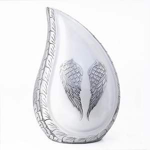 Beautiful White Urn <b>for</b> <b>Ashes</b> with Premium Stand & <b>Box</b> Handcrafted Mini Urn Heat Shaped Perfect Small Urn <b>for</b> Adults & Infants - Product Image 6
