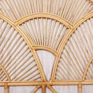 Tête de lit en rotin au design incurvé, faite à la main en canne naturelle, élément décoratif de lit, mobilier de chambre à coucher bohème élégant pour lits Queen et King Size - Product Image 6