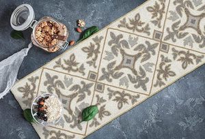 Christmas Decorative and Leaves Design Beaded <b>Runner</b> Placemat <b>Dining</b> <b>Table</b> Fancy Mat Handmade Decorative <b>Runners</b> for Wedding - Product Image 6