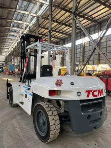 รถยกเครื่องยนต์ดีเซล FD100 TCM ใช้ในรถ10T รถยกด้านข้างเครื่องยนต์ Isuzu จากญี่ปุ่น - Product Image 4
