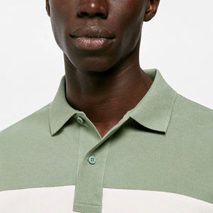 Polos transpirables para hombre para el verano Camisetas Polo de manga corta de mezcla de algodón de alta calidad con diseño personalizado hecho a medida - Product Image 3