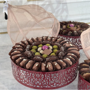 Handmade White Metal Serving Platter Eco-Friendly Modern Style <b>Chocolate</b> Bowl Hand For <b>Weddings</b> Other Occasions In Good Price - Product Image 5