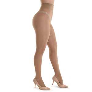 Collant a Compressione Media Trasparenti Opachi Taglie XL Plus Lunghezza Lunga per Ragazze Modello 830 in Spandex Tinta Unita o Stampato - Product Image 6