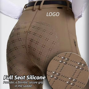 Women's Custom Soft Full Seat Equestrian Tights Comfortable Breathable <b>Jodhpurs</b> Breeches for Horse Riding Jodhpur & Breeches - Product Image 1