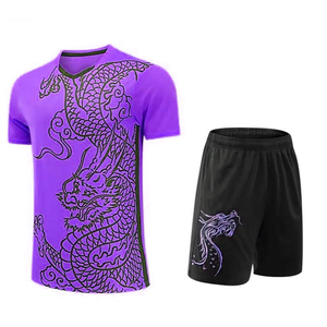 Ensemble d'uniformes de l'équipe de tennis pour hommes imprimés sur mesure, maillot et short de sport confortables, y compris le kit de vêtements de tennis - Product Image 3