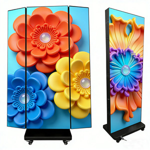 ภาพวาดติดผนังแบบ LED จอ LED ติดผนังภายนอกอาคาร จอวิดีโอ LED แบบยืดหยุ่น - Product Image 1