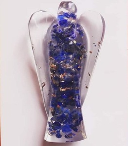 Lapis Lazuli Orgone Angel de qualité supérieure pour la méditation ou la pleine conscience et la protection Fourniture dans le monde entier disponible - Product Image 3