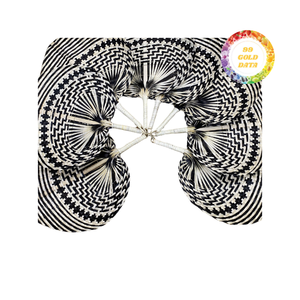 Éventails pliants en bambou naturel de style vietnamien fabriqués à la main éco-chic présentation artistique décorative artisanat en bambou - Product Image 4