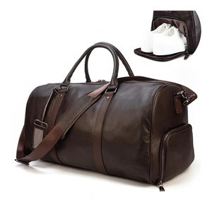 New Fashion Genuine Leather <b>Men's</b> Travel <b>Bag</b> Cowhide Luggage <b>Bag</b> For <b>Man</b> Crazy Horse Leather Crossbody Hand Luggage <b>Shoulder</b> <b>Bag</b> - Product Image 1