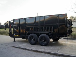 7x14 AMP Hydraulic Dump <b>Trailer</b> with <b>Tractor</b> Compatibility Motor Axle Gear High Quality Steel High Safety 3-Year Warranty - Product Image 4