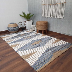 พรม9x12, พรมตุรกีขนาดใหญ่, พรมสีน้ำเงินเข้ม, พรม oushak, พรมตุรกีขนาดใหญ่, พรมพื้นที่9x12, พรมสีเบจ, - Product Image 4