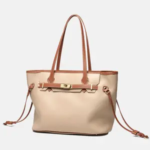 Fabrik heißer Verkauf 2024 neues Design damen High-End-Vintage-Echtleder-Handtaschen große Kapazität Schulter-Taschen für Damen