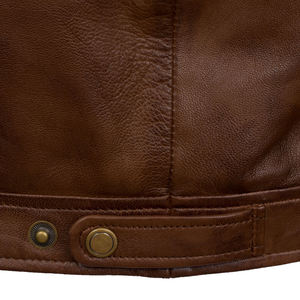 Chaqueta de cuero de alta calidad de nuevo estilo, fabricada en Pakistán, servicio OEM, personalizable, para hombre, chaqueta de invierno en venta. - Product Image 3