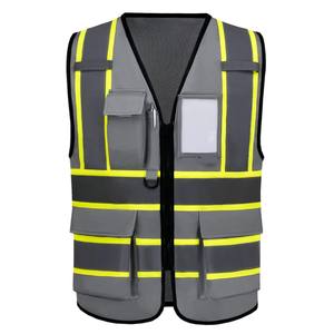 Ropa de trabajo de alta visibilidad Chalecos reflectantes de seguridad Chaleco de seguridad para hombres de calidad premium - Product Image 4