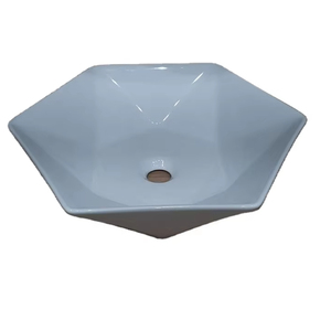 Lavabo irregular Prizam, lavabo de mesa de diseño moderno versátil para baño, baño, Hotel, escuela, Hospital, Villa, fácil de limpiar - Product Image 1