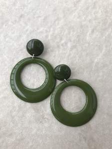 Artisanat en résine fait main-Boucles d'oreilles en vrac Design unique et élégant - Product Image 3