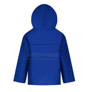 Traje de lluvia industrial de alta resistencia Ropa DE TRABAJO impermeable con tiras reflectantes Traje de lluvia de nailon duradero para construcción y exteriores - Product Image 4